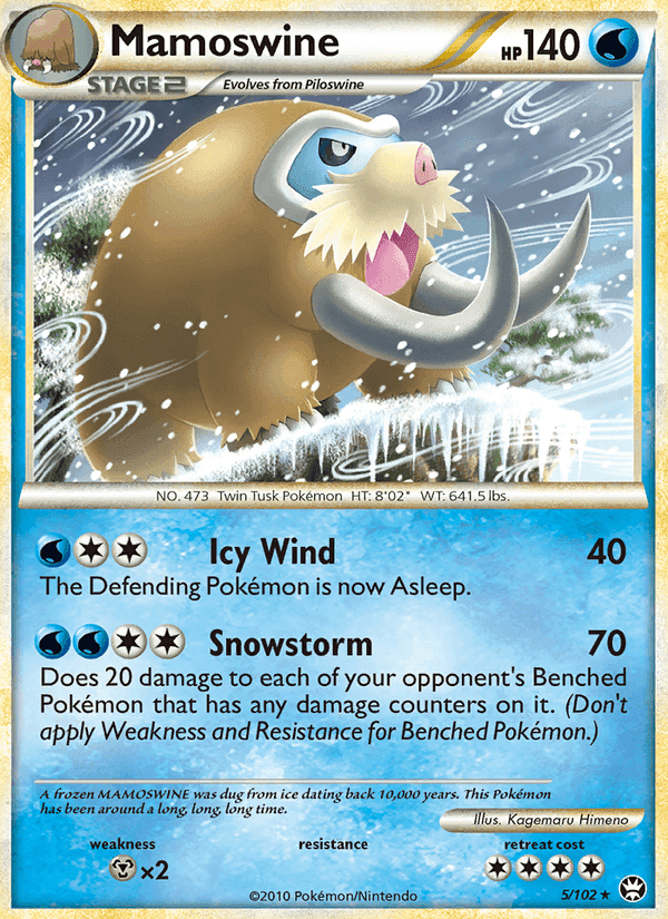 Mamoswine, card 5 from Triumphant