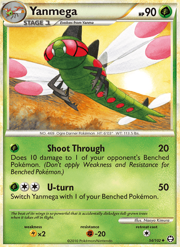 Yanmega, carta 54 de Triumphant