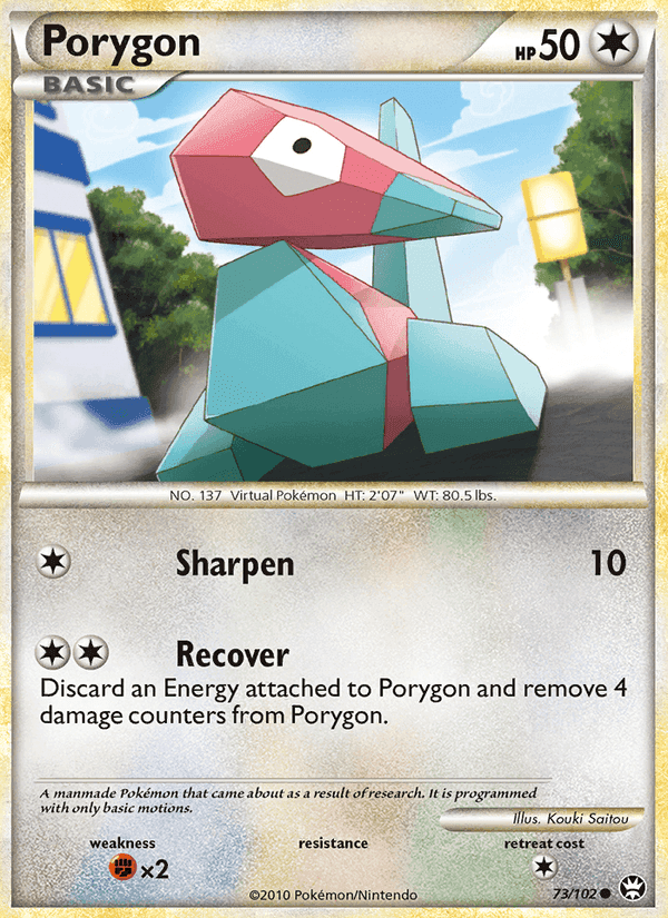 Porygon, card 73 from Triumphant