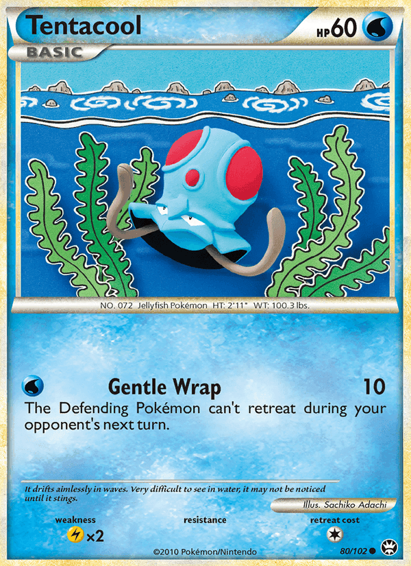 Tentacool, carta 80 de Triunfante