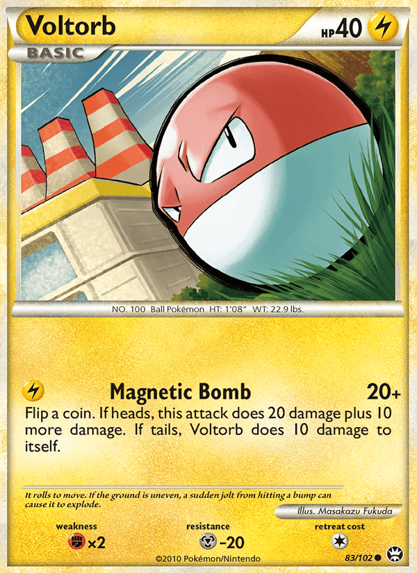 Voltorb, card 83 from Triumphant