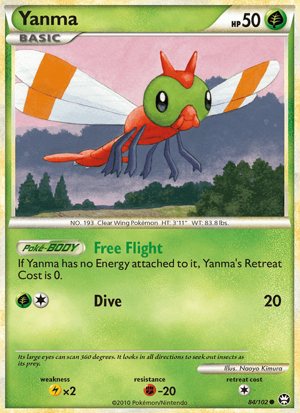 Yanma, card 84 from Triumphant