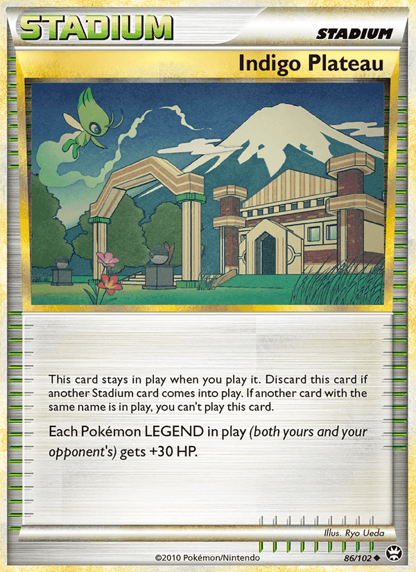 Indigo Plateau, card 86 from Triumphant