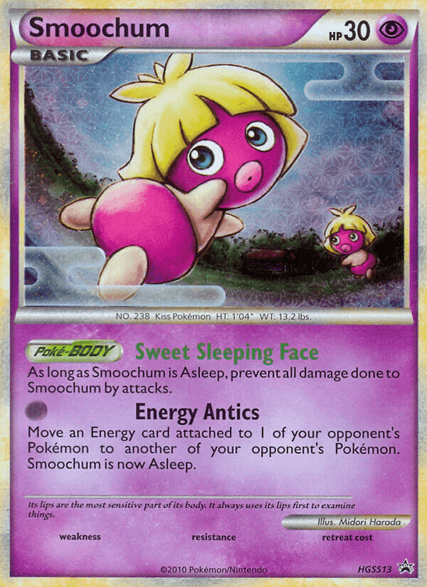 Smoochum, carta HGSS13 di HGSS Promo