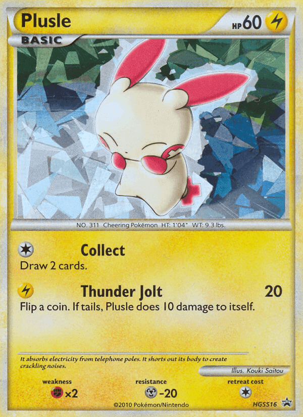 Plusle, carta HGSS16 di HGSS Promo