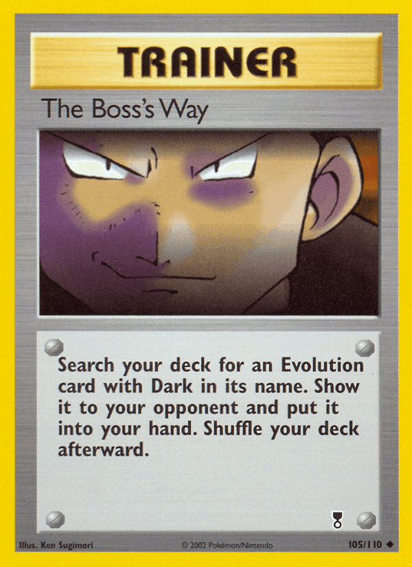 The Boss's Way, card 105 from Legendary Collection