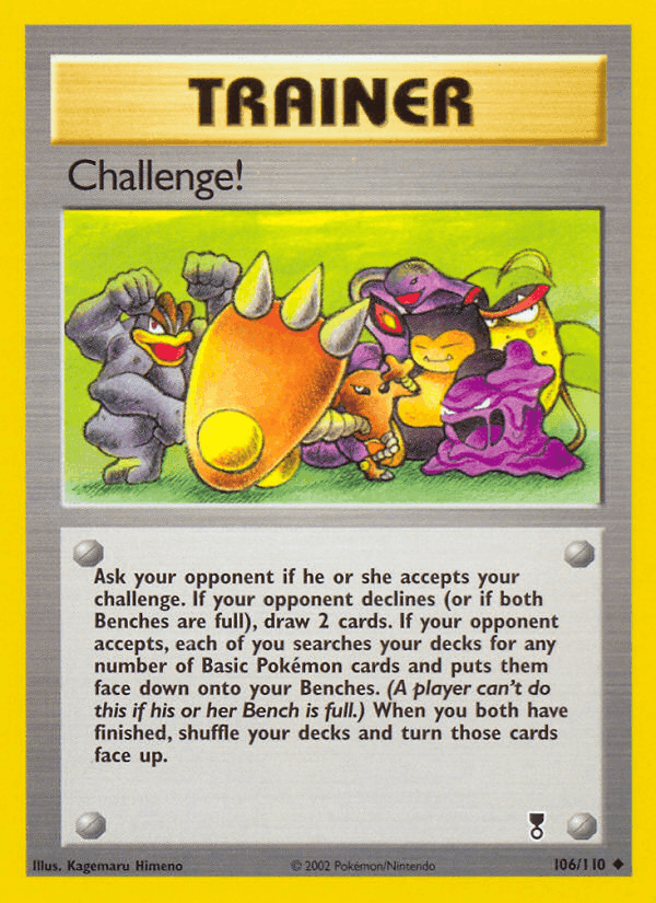 Challenge!, card 106 from Legendary Collection