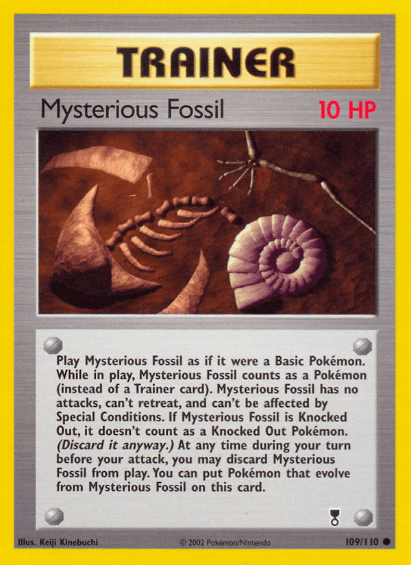 Mysterious Fossil, carta 109 di Legendary Collection