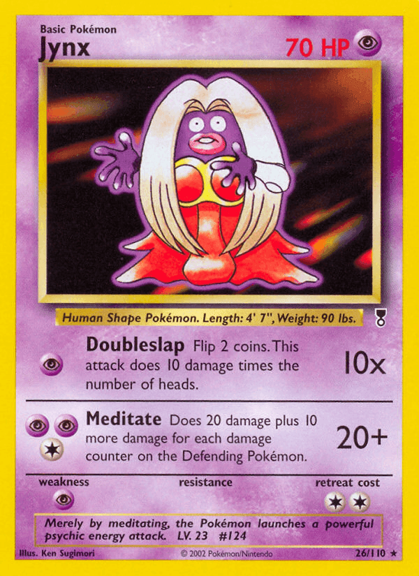 Jynx, carta 26 di Legendary Collection