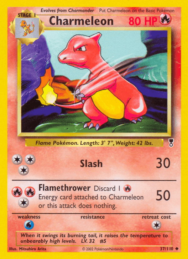 Charmeleon, carta 37 di Legendary Collection