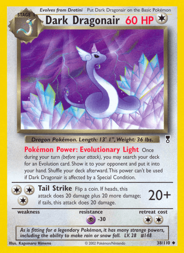Dark Dragonair, carta 38 de Legendary Collection