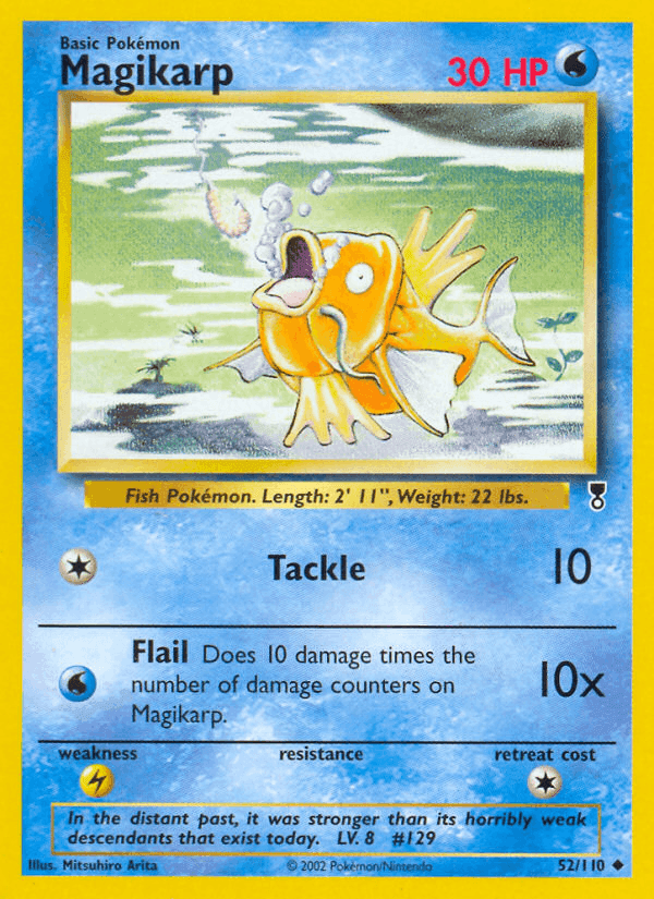 Magikarp, carta 52 di Legendary Collection