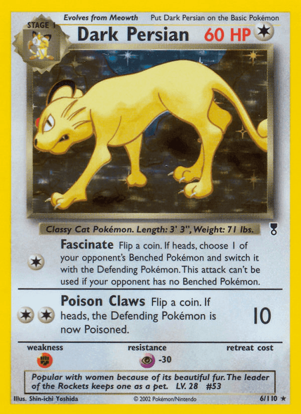 Dark Persian, carta 6 di Legendary Collection