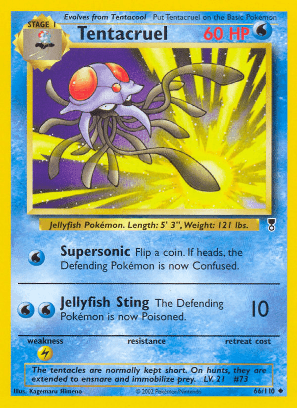 Tentacruel, card 66 from Legendary Collection