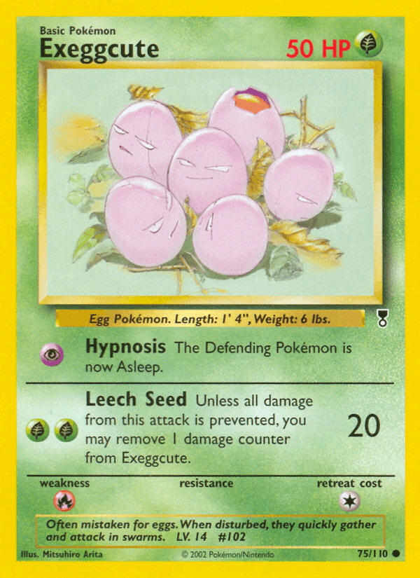 Exeggcute, card 75 from Legendary Collection