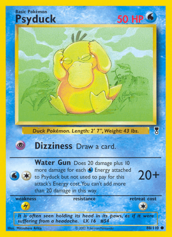 Psyduck, carta 88 di Legendary Collection
