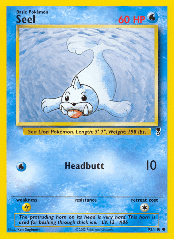 Seel, carta 92 de Legendary Collection