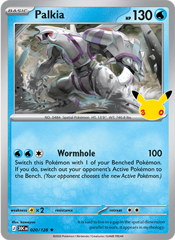 Palkia, card 020 from 30th Celebration