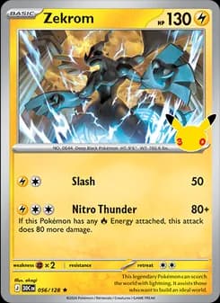 Zekrom, card 056 from Rare