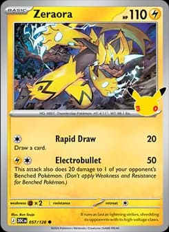 Zeraora, card 057 from Common
