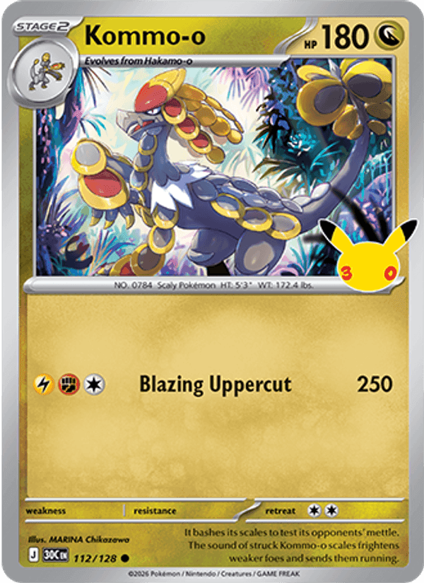 Kommo-o, carte 112 de 30th Celebration