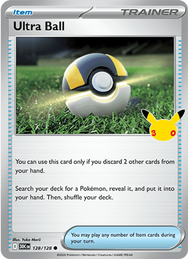 Ultra Ball, card 128 from 30th Celebration