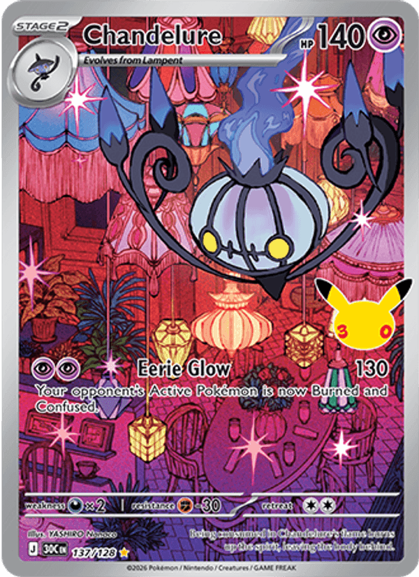 Chandelure, carta 137 de Celebração de 30 Anos