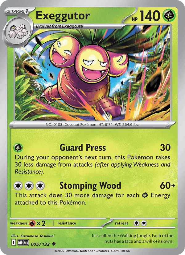 Mega Evolution の 005 番、Exeggutor