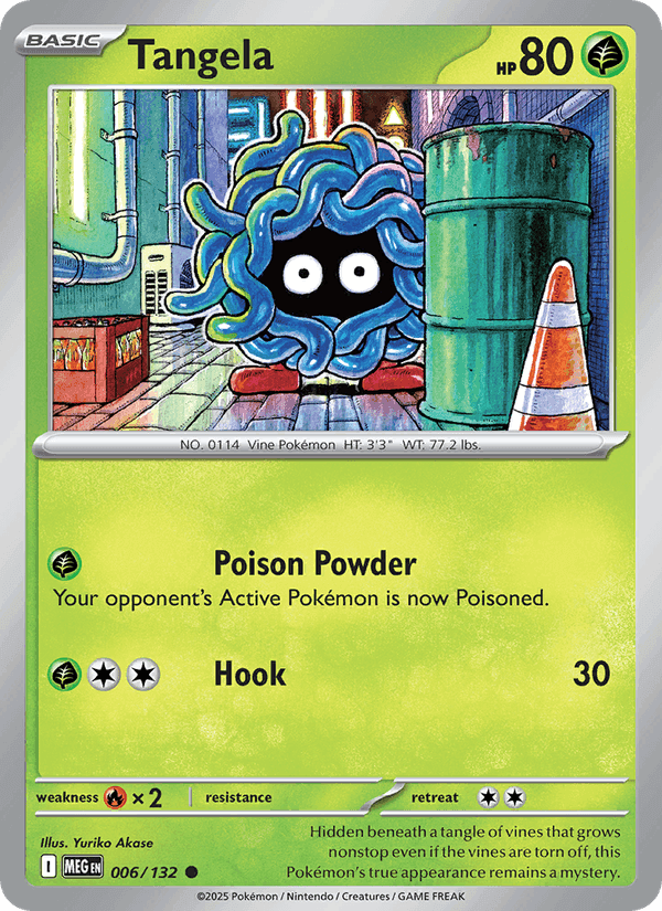 Tangela, carta 006 di Mega Evolution