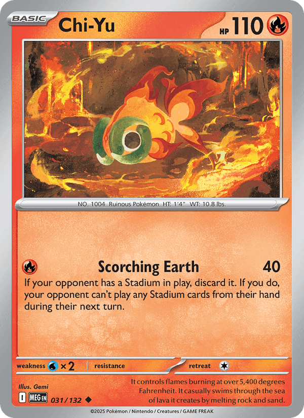 Chi-Yu, carta 031 di Mega Evolution