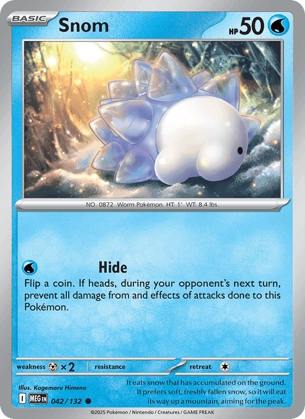 Snom, carta 042 di Mega Evolution