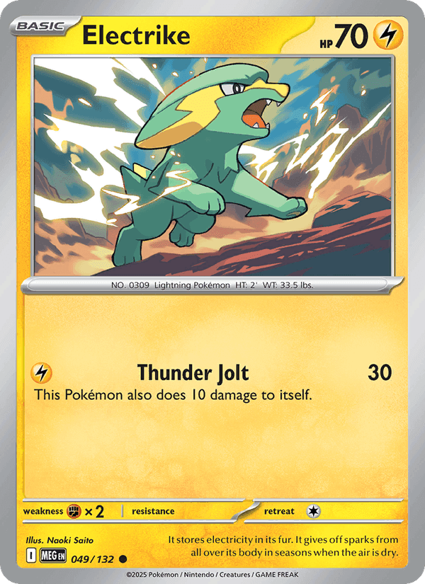 Electrike, carta 049 di Mega Evolution