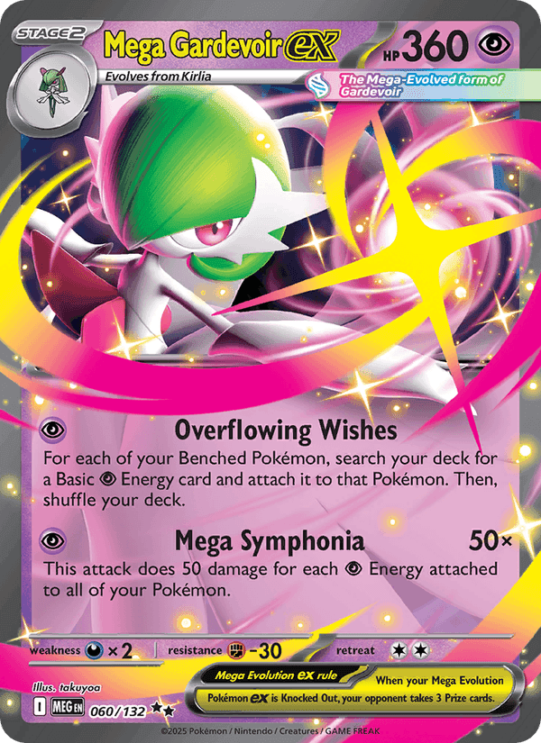 Mega Gardevoir ex, card 060 from Mega Evolution