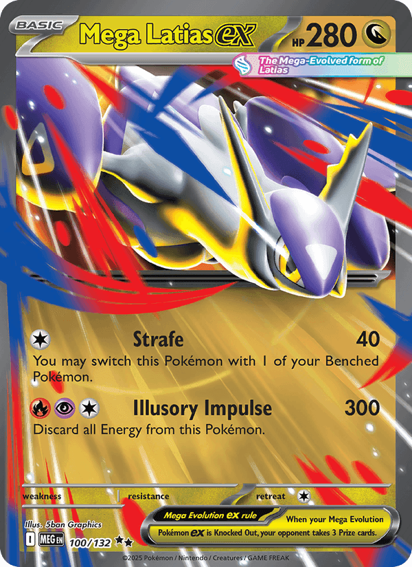 Mega Latias ex, card 100 from Mega Evolution