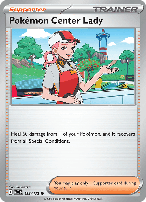 Pokémon Center Lady, carta 123 di Mega Evolution