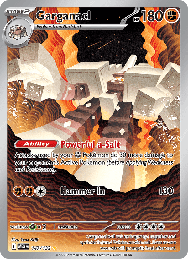 Mega Evolution の 147 番、Garganacl