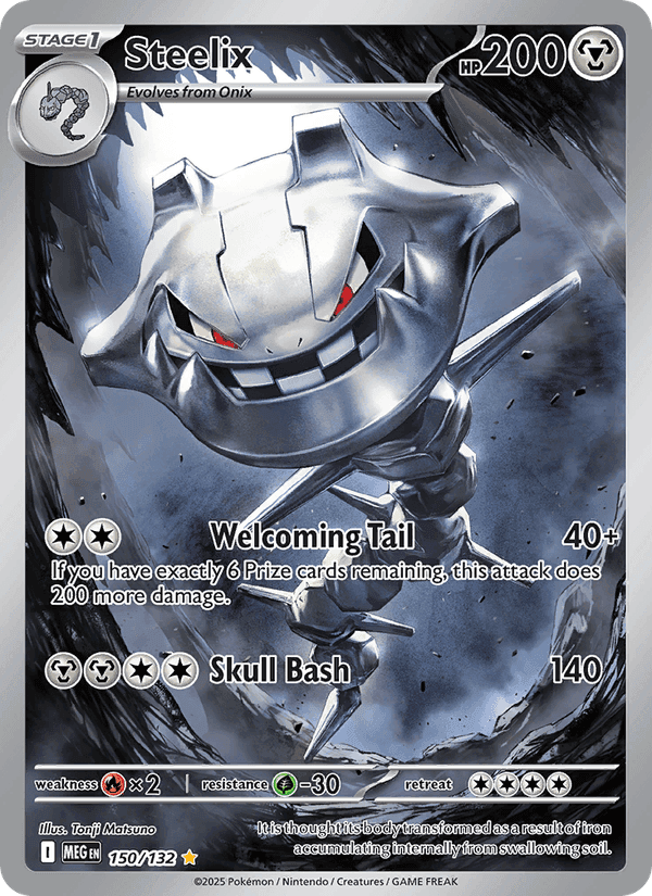 Steelix, card 150 from Mega Evolution