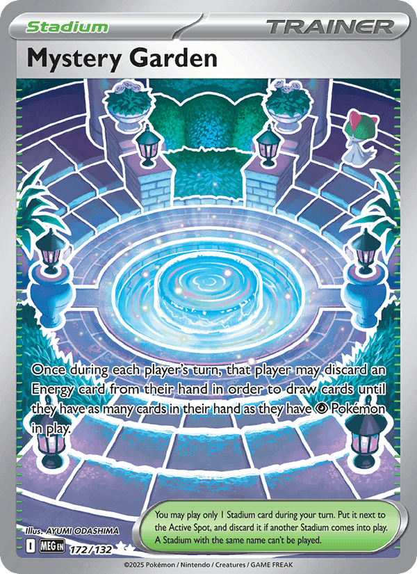 Mystery Garden, carta 172 de Mega Evolution