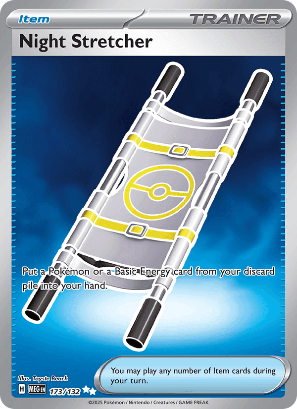 Night Stretcher, card 173 from Mega Evolution