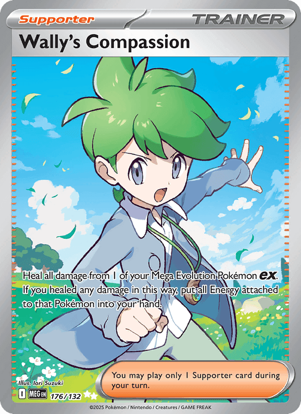 Wally's Compassion, carta 176 di Mega Evolution