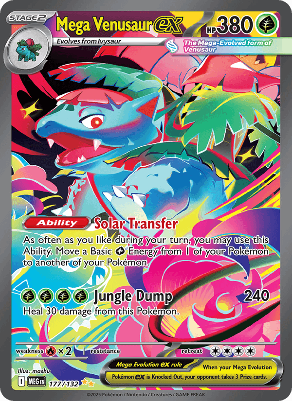 Mega Evolution の 177 番、Mega Venusaur ex