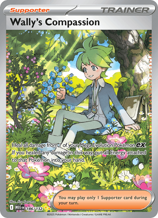 Wally's Compassion, carta 186 de Mega Evolution