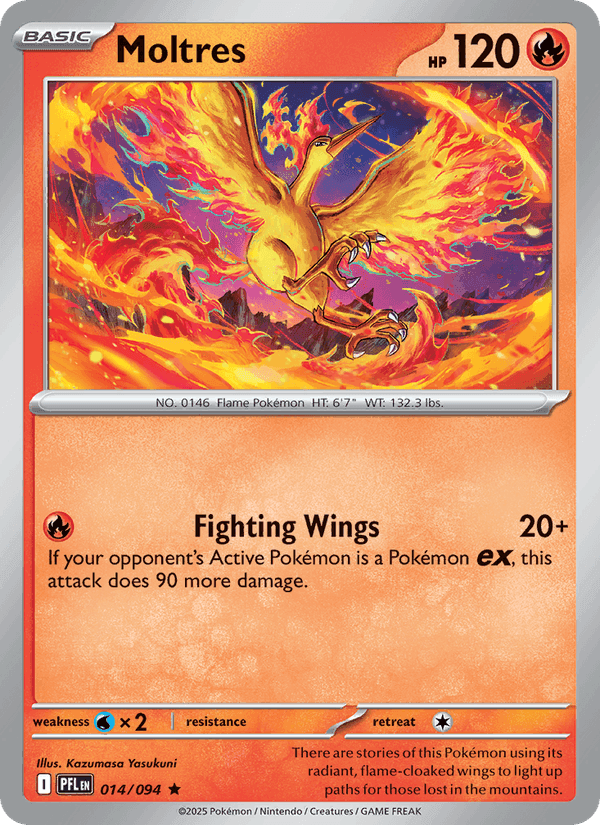 Phantasmal Flames の 014 番、Moltres