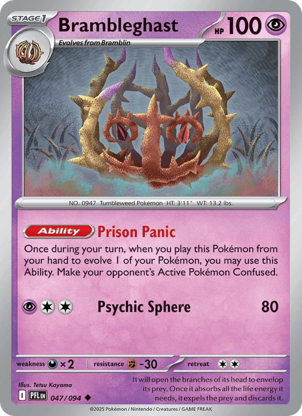 Brambleghast, card 047 from Phantasmal Flames