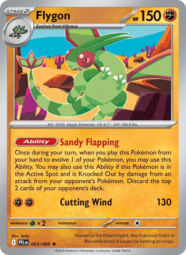 Flygon, carta 053 de Phantasmal Flames