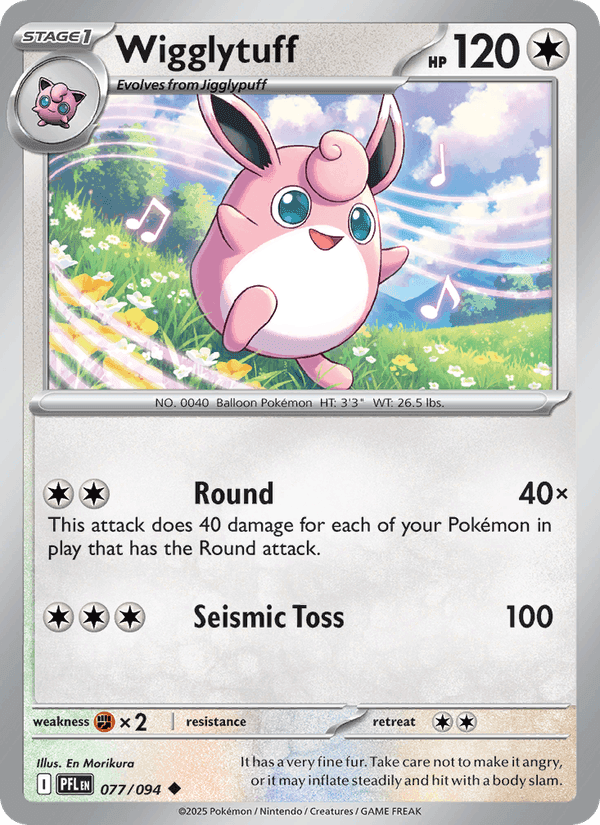 Wigglytuff, card 077 from Phantasmal Flames