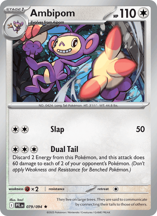Ambipom, card 079 from Phantasmal Flames