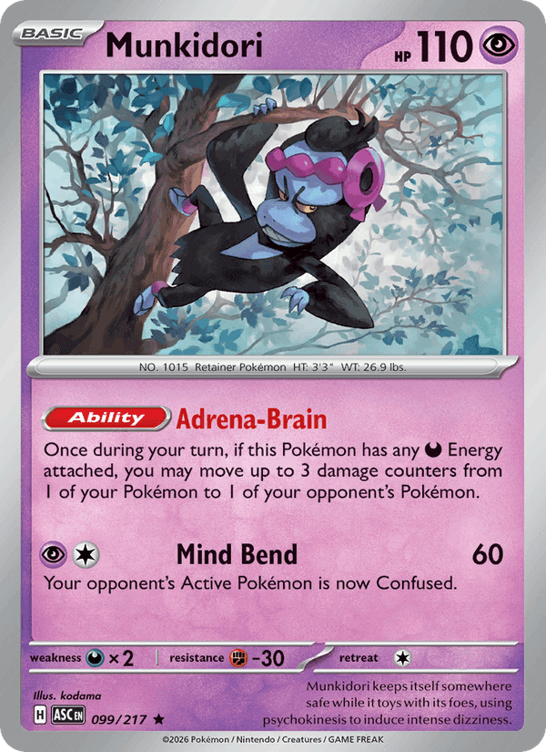 Munkidori, card 099 from Ascended Heroes