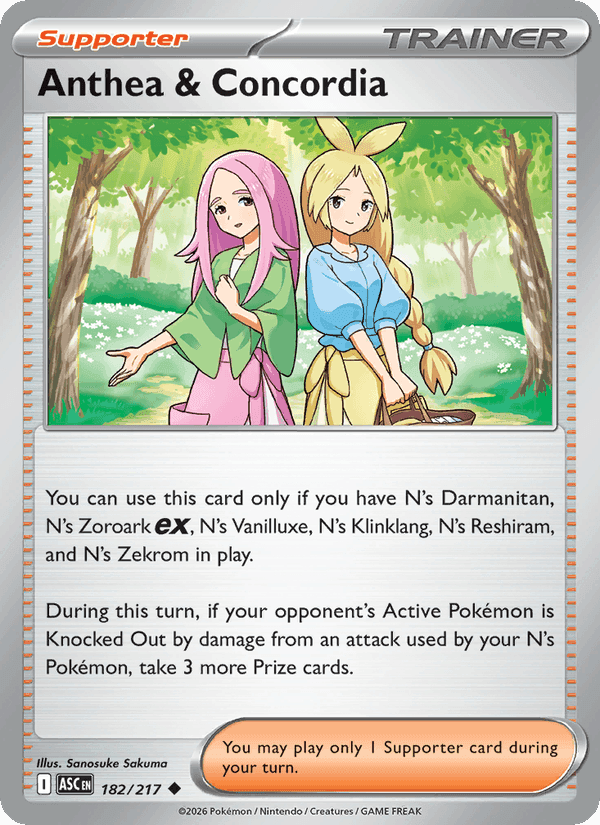 Anthea & Concordia, card 182 from Ascended Heroes