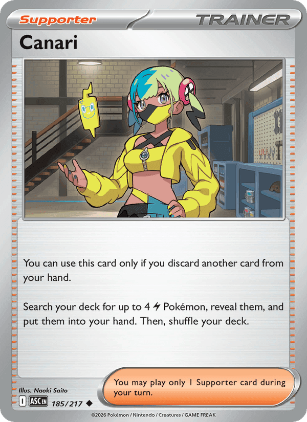 Canari, card 185 from Ascended Heroes
